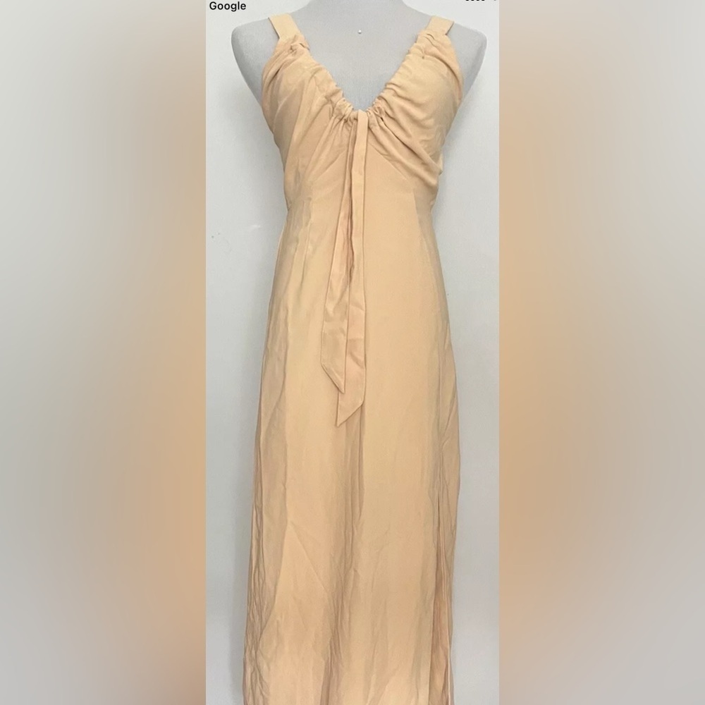 Abercrombie Fitch Cinch Neck Midi Dress in size XXL like new condition - Picture 6 of 10